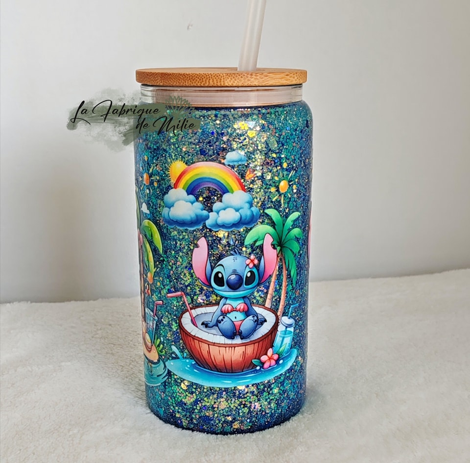 Gobelet paillette - Stitch – Image 3