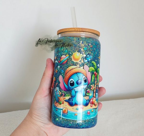Gobelet paillette - Stitch