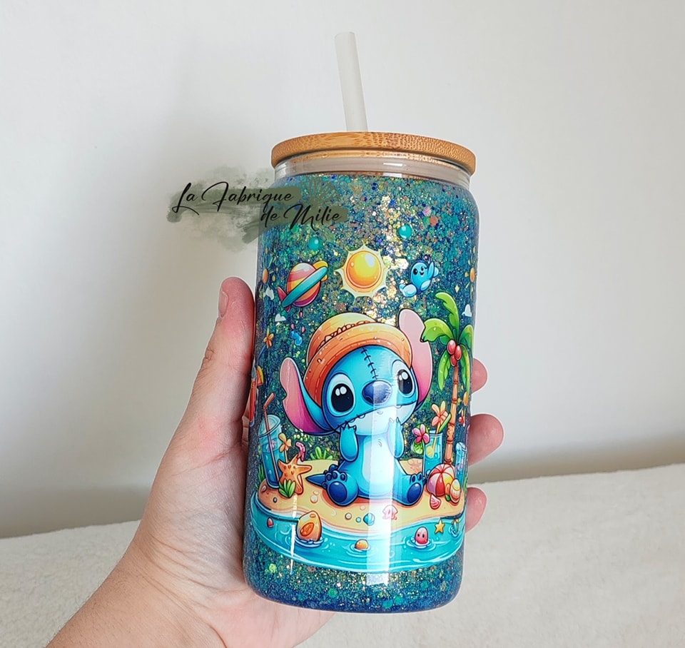 Gobelet paillette - Stitch