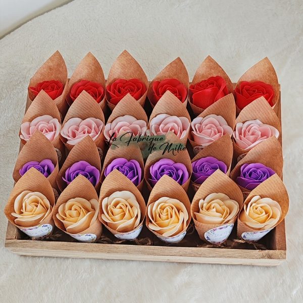 Fleur de savon - Cadeaux invités
