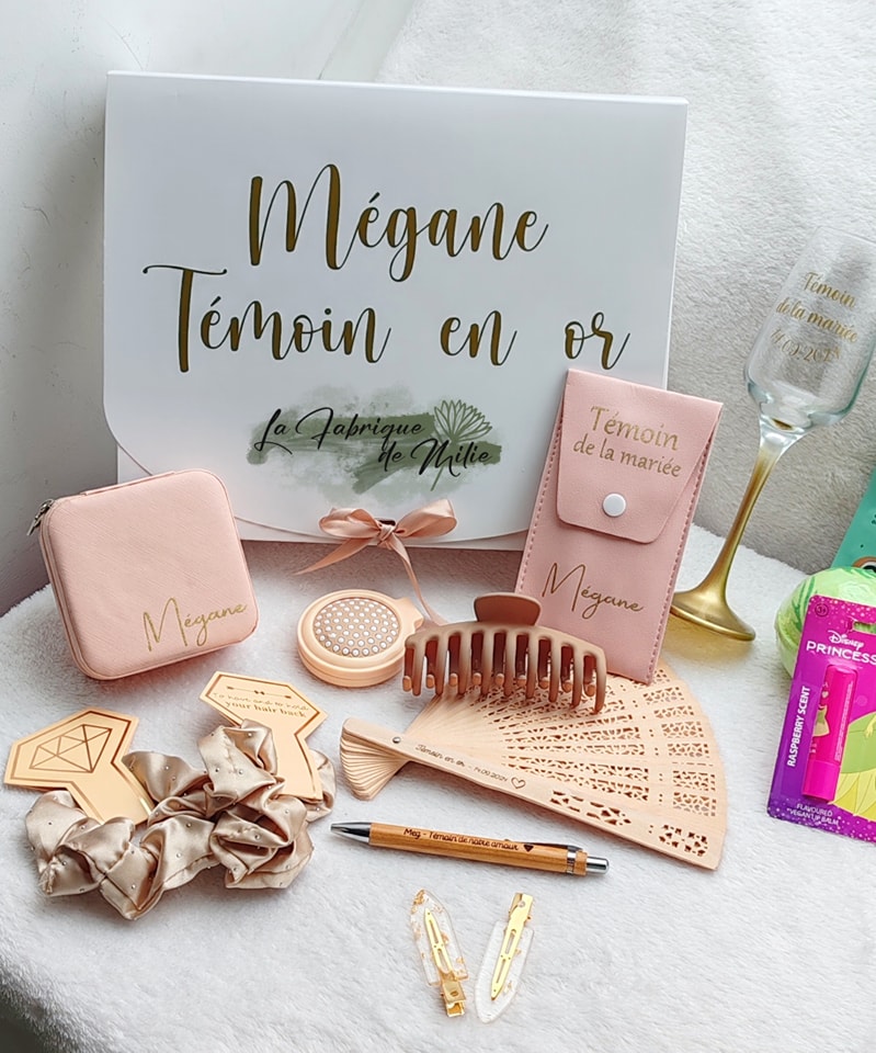 Coffret cadeau « Témoin de mariage »
