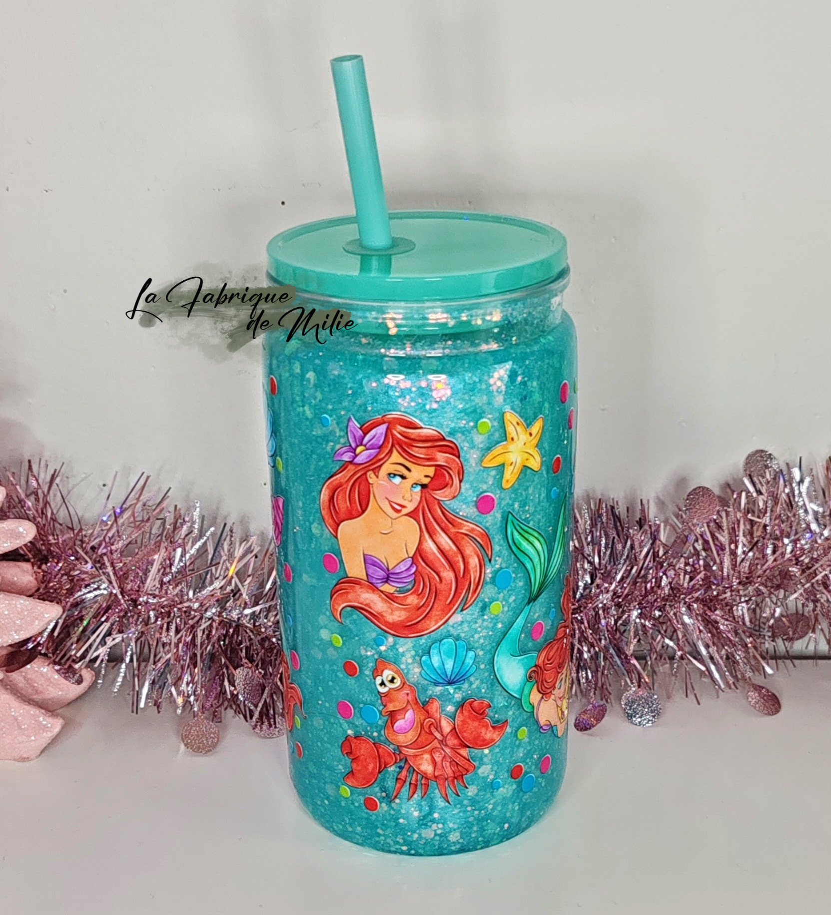 Gobelet Snow Globe - "La petite sirène" – Image 2