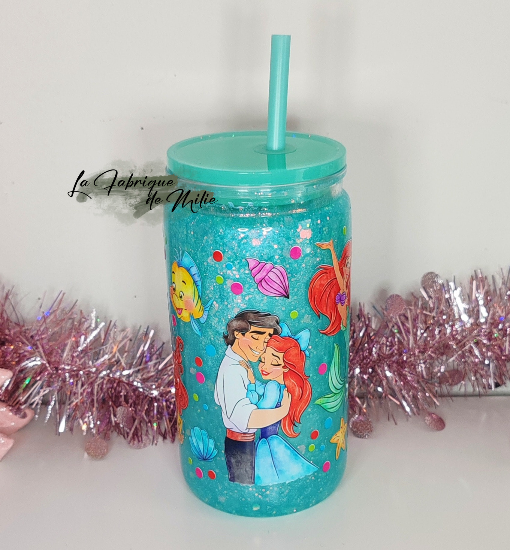 Gobelet Snow Globe – « La petite sirène »