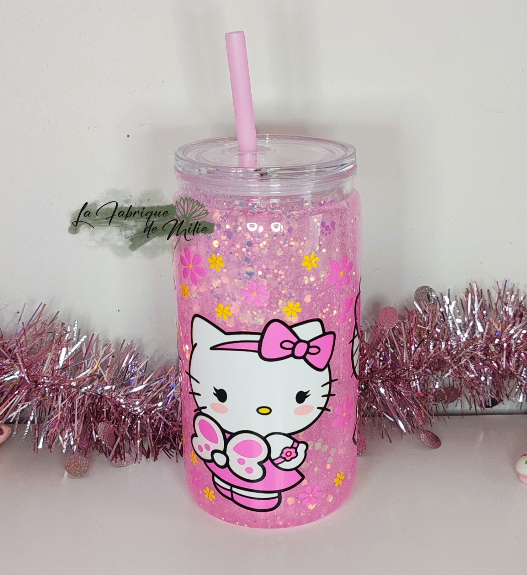 Gobelet Snow Globe - "Hello kitty" – Image 3