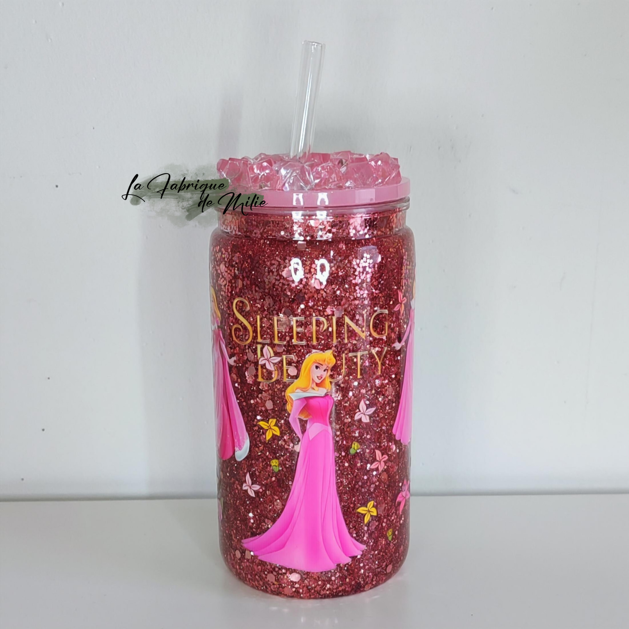 Gobelet Snow Globe – « Belle au bois dormant »