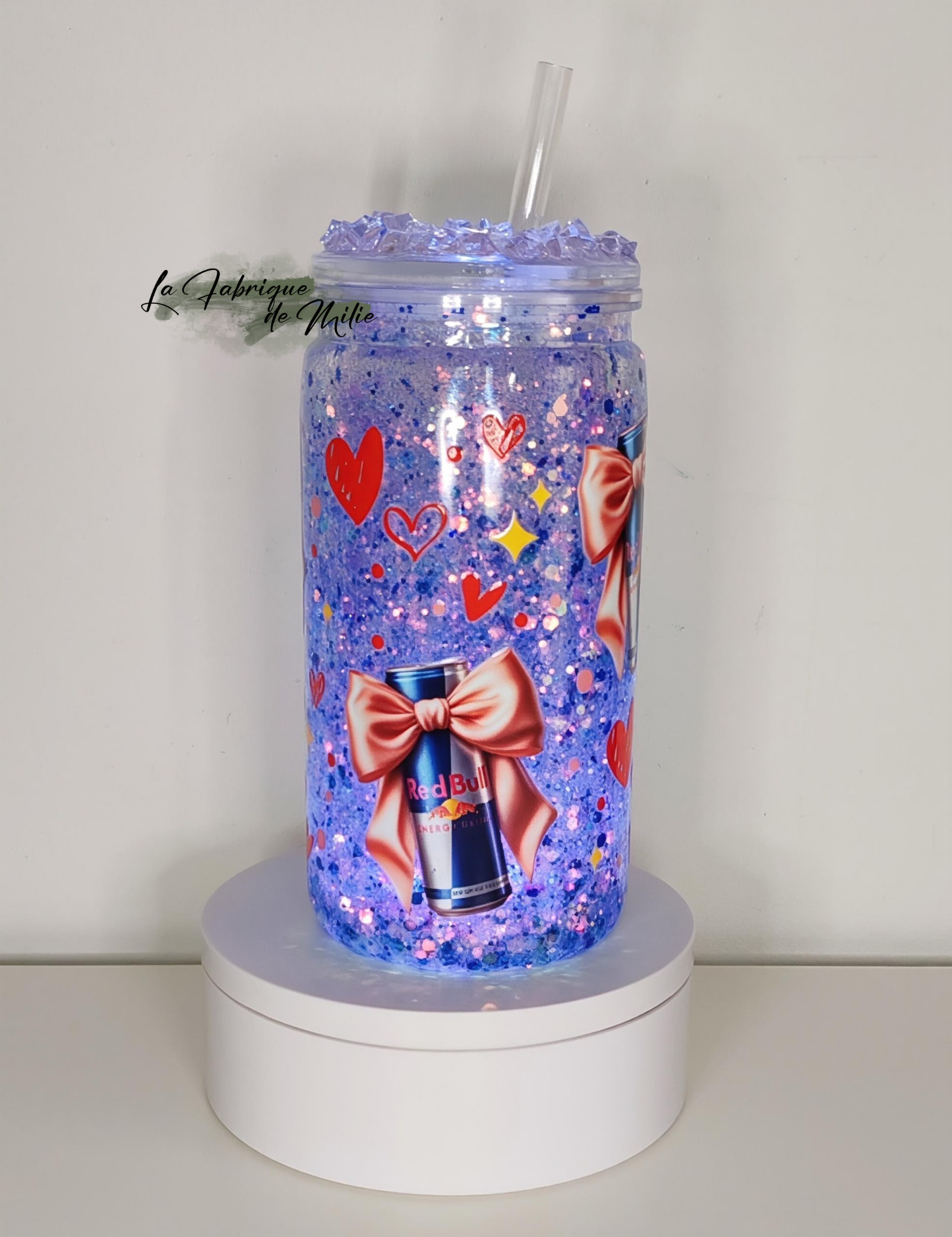 Gobelet Snow Globe – « Red bull »