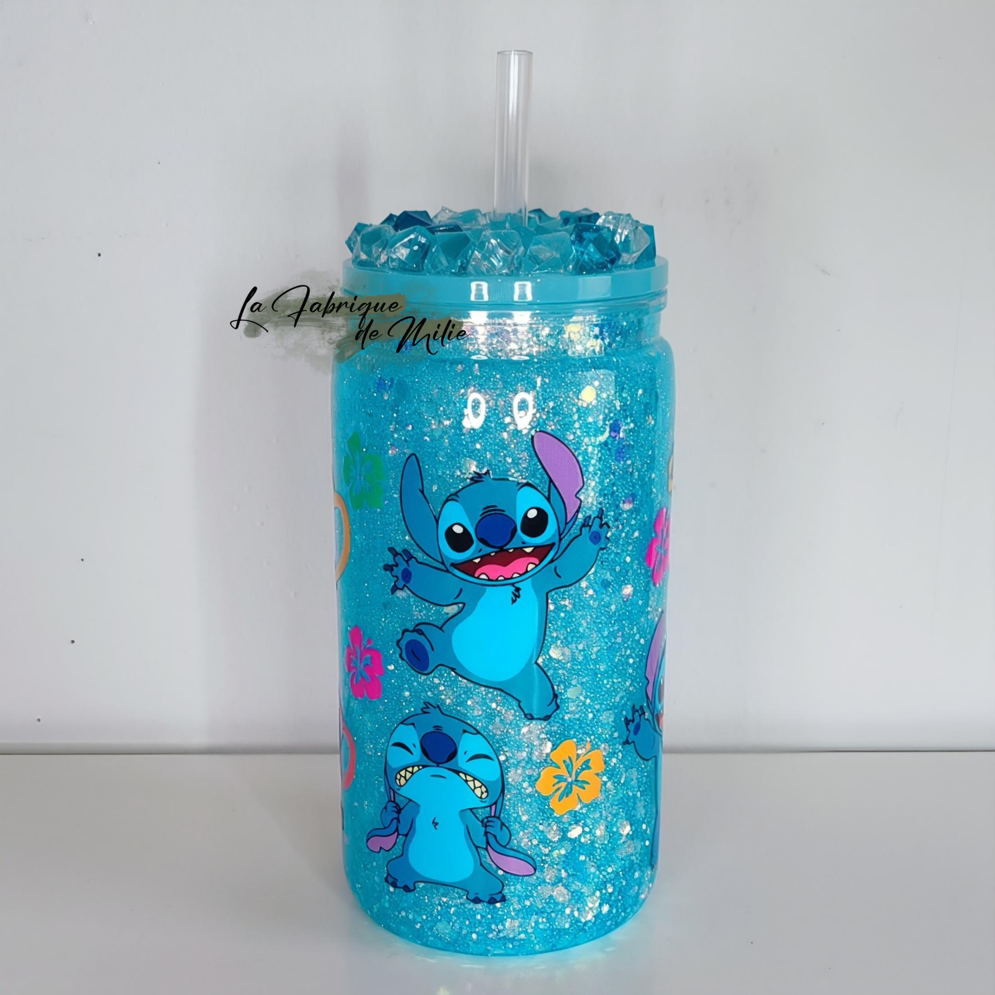 Gobelet Snow Globe - "Stitch" – Image 4