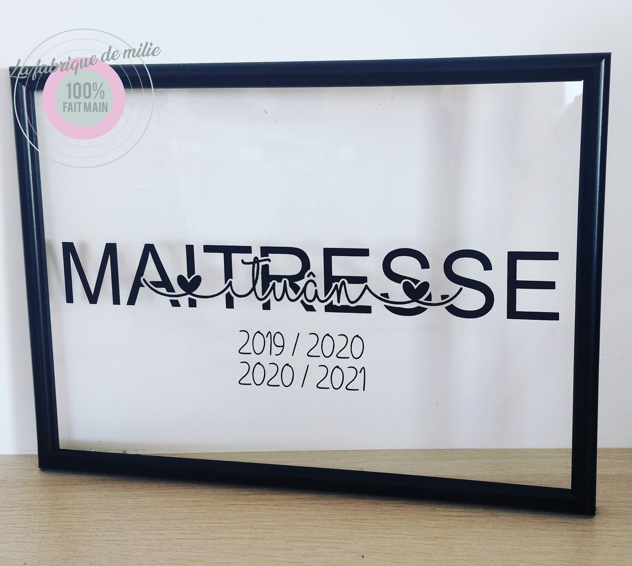 Cadre sans fond – Maîtresse