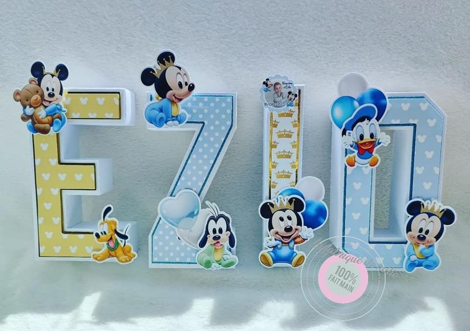 Prénom en Lettres 3D Personnalisées